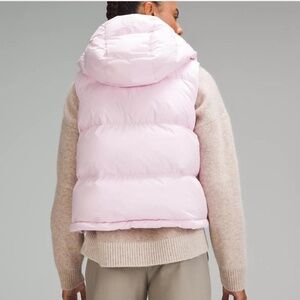 Lululemon Wunder Puff Cropped Vest in Meadowsweet Pink Size 2